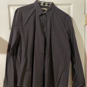 Burberry button down shirt